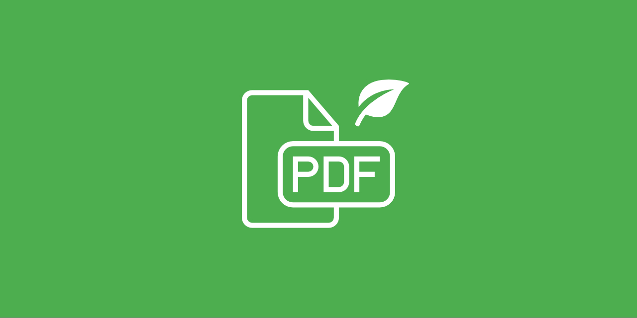 Unlocking Sustainability: The Environmental Benefits of PDFs