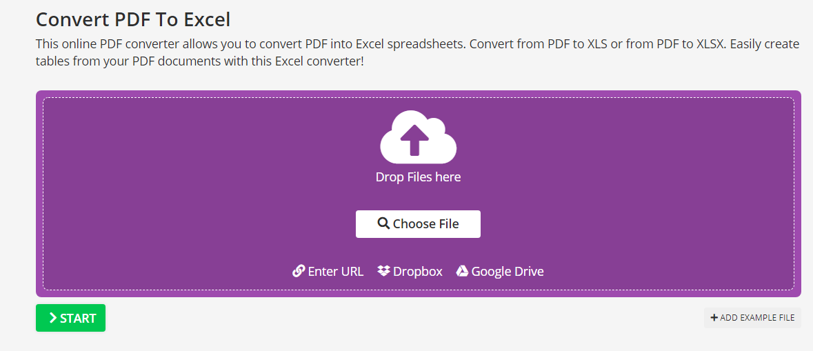 How To Convert A PDF File To Excel Online