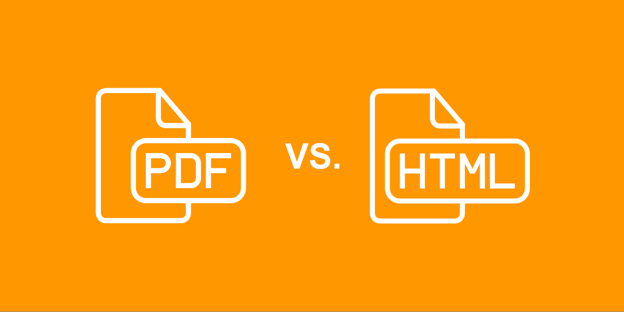 PDF vs HTML